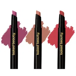 Baked Beauty My Crayon Forget Me Not Lip Cream Lipsticks - Pack Of 3 image 1