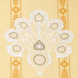 Klotthe Yellow 400 TC Cotton Single Bedsheet with Pillow Cover image 5