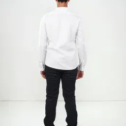 celio celio* White Regular Fit Cotton Shirt image 5