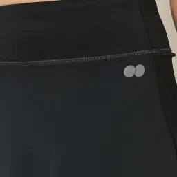 Clovia Grey Regular Fit High Rise Tights With Skirt image 5