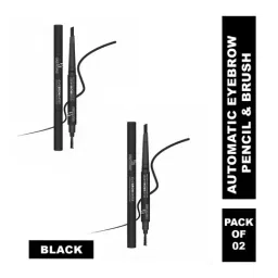 Half N Half Artist Eyebrow Pencil & Brush Black - Pack of 2-picture-15