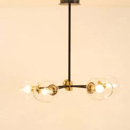 Whispering Homes Flannel 5 Linear Chandelier - Transparent-picture-20