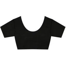 Chidiyaa Black Chandni Raatein Binodini Handwoven Linen Zari Saree image 5