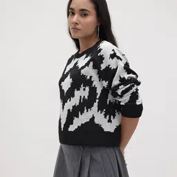 The Roadster Life Co. Geometric Design Pullover image 2