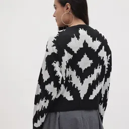 The Roadster Life Co. Geometric Design Pullover image 3