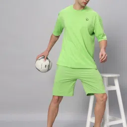 Griffel Green Cotton Loose Fit Co-Ord Set image 5