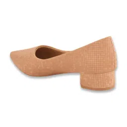 Shoetopia Women's Tan Casual Pumps image 5