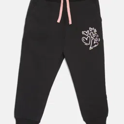 Dixcy Slimz Kids Black Solid Joggers-picture-13