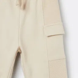 Juniors by Lifestyle Boys Beige Cotton Track Pants image 3
