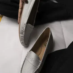 Shoetopia Women's Grey Casual Loafers-picture-19