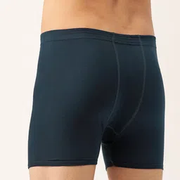 Rupa Men Set of 2 Teal & Maroon Solid Cotton Trunks image 2