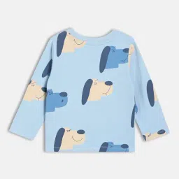 Miniklub Boys Blue Regular Fit Printed T-Shirt image 2