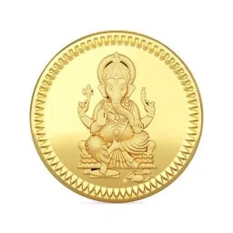 Joyalukkas Lord Ganesh 22k (916) 4gm Yellow Gold Coin-picture-19