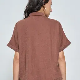 Honey By Pantaloons Brown Relaxed Fit Shirt image 2