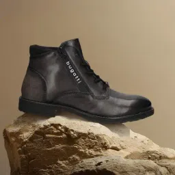 Bugatti Men's Lobo Comfort Grey Derby Boots-picture-30