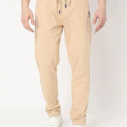 UnderJeans by Spykar Beige Regular Fit Cotton Lounge Pants-picture-35