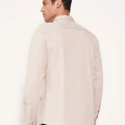 Peregrine By Pantaloons Beige Regular Fit Shirt image 2