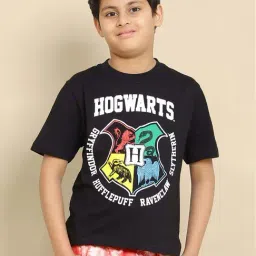Kidsville Harry Potter Printed Regular Fit Tshirt For Boys-image-31