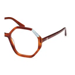 Guess GU295153056FR Havana Hexagonal Eye Frame for Women image 5