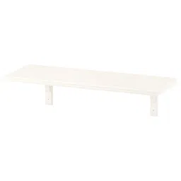 bergshult / ramshult Wall shelf, white, 80x30 cm-image-4