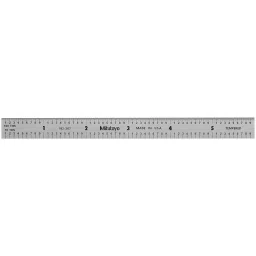 Mitutoyo Steel Ruler 6 inch x 150 mm Silver, 182-207-image-3