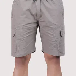 24 Street Men Solid Cargo Shorts-picture-21