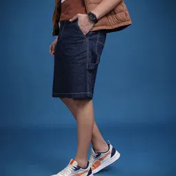 The Roadster Life Co. Men Relaxed Fit Denim Shorts-picture-28