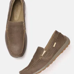 Woodland Men Nubuck Leather Slip-Ons-picture-29