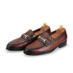 CORDWAINERS Men Leather Formal Horsebit Loafers-picture-42