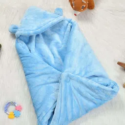 Florida Blue Swaddler Wrapper Flannel Soft & Comfortable Single Bed Blanket-image-7