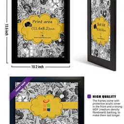 TIED RIBBONS Black & White Inspirational Printed Wall Art image 3