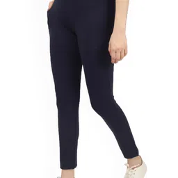 ON & ON Women Straight Fit Easy Wash Trousers-image-52