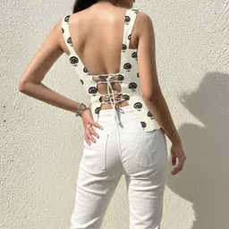 CORSICA Print Ethnic Top image 4