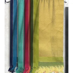 Athom Living 100% Premium Cotton Bath Towel Waffle Border Pack Of 4 - Multicolor-picture-23