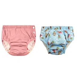 Chinmay Kids Reusable Swim Diaper Pants Pack of 2 Soft Adjustable and Leak-Proof Unisex Swimming Pool Wear for Infant Boys and Girls-picture-28