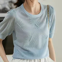StyleCast Women Puff Sleeves T-shirt image 3