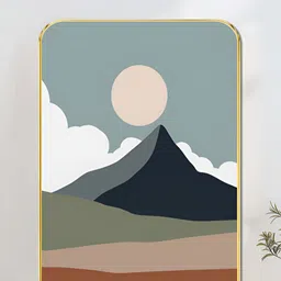 Myntra Elegant Homes Blue & White 1 Piece Wood Other Wall Paintings-picture-33