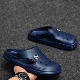 Feel alive Men Pack Of 3 Self Design Lightweight Clogs image 2