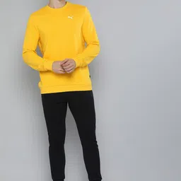 Puma Men Regular Fit Crew-Neck Pullover Sweatshirt image 5