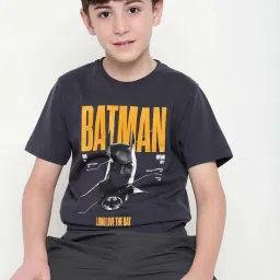 Octave Kids Charcoal Cotton Graphics T-Shirt image 5