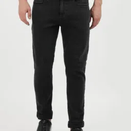 Tommy Hilfiger Black Cotton Slim Fit Jeans-picture-26