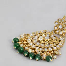 Peora Gold-Plated Kundan Jewellery Set image 5