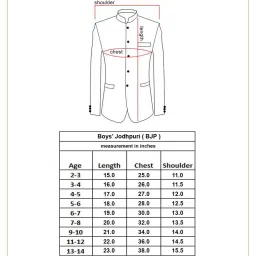 VASTRAMAY Boys Blue Solid Full Sleeves Jodhpuri image 5