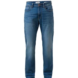 selected homme Selected Blue Cotton Straight Fit Jeans image 5
