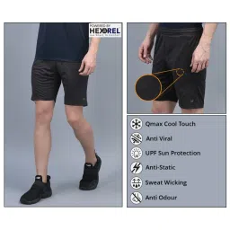 Force NXT Magnet & Olive Regular Fit Sports Shorts- Pack Of 2 image 5