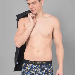 Force NXT Multicolored Cotton Regular Fit Printed Trunks image 5