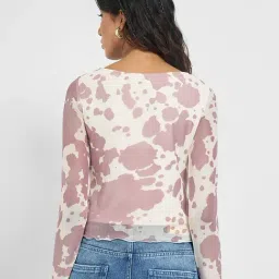 Sf Jeans By Pantaloons Sphinx Slim Fit Printed Top image 2