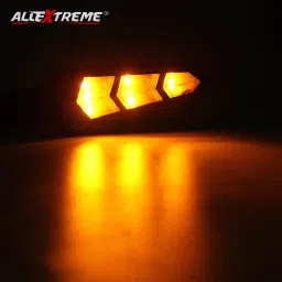 AllExtreme EXAIAY2 Universal Super Bright Turn Signal Indicator Light Bike Front/Rear Side Indicator Blinker Bulb for Motorcycles & Bikes (12V, Amber Yellow, 2 PCS) image 3