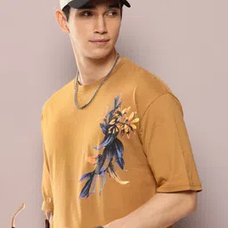 Kook N Keech Oversized Fit Floral Printed Pure Cotton T-shirt-picture-31