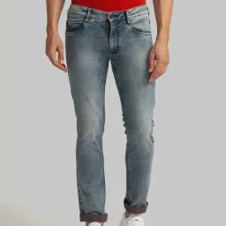Parx Blue Skinny Fit Heavily Washed Jeans-image-84